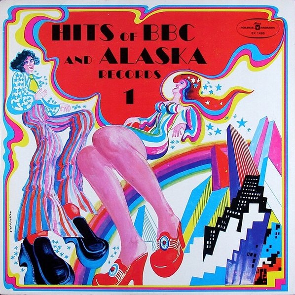 Front Cover for the album HITS OF BBC AND ALASKA REC 1 (1977)