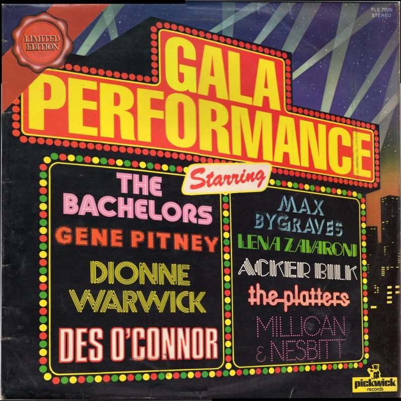 Front Cover for the album Gala Performance (1978)