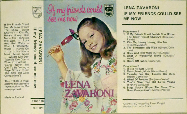Front Cover for the album If My Friends Could See Me Now - Cassette Tape – 7108 120 (1976)