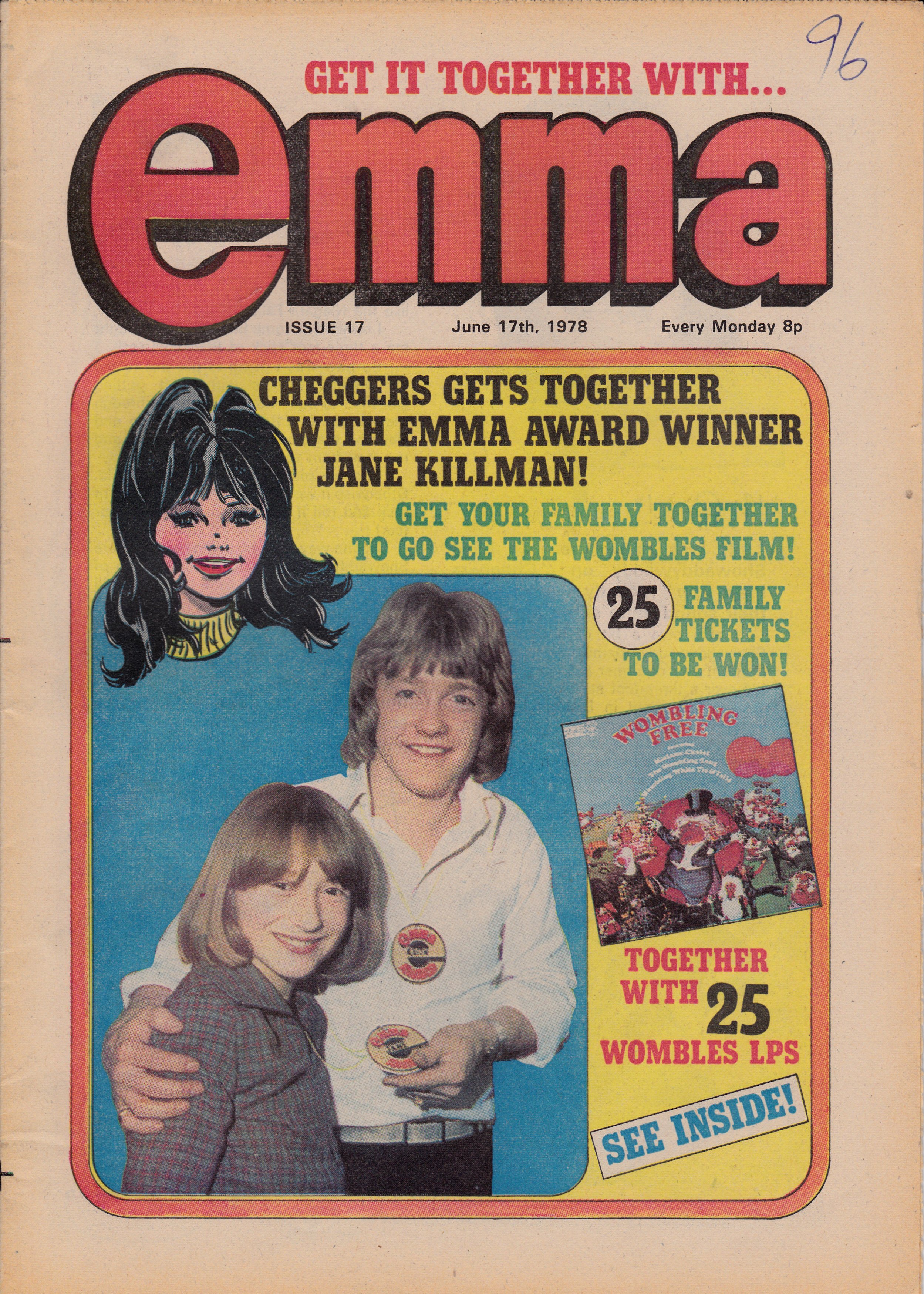 Front Cover Of The Comic Emma Dated 17June 1978