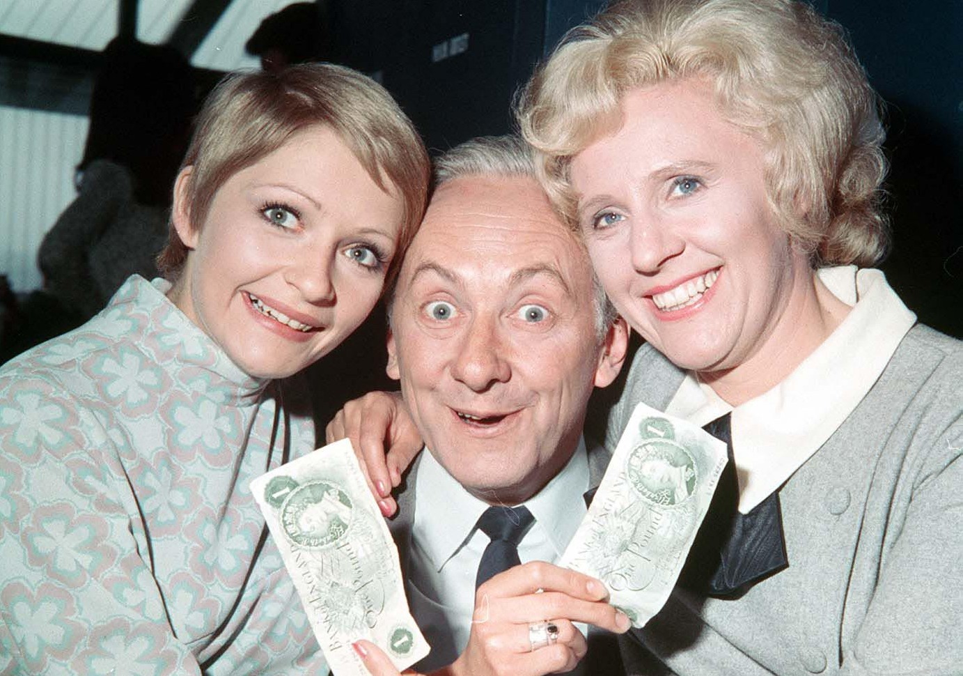 Presenters Of Double Your Money: Monica Rose, Hughie Green and Audrey Graham (Left-to-right) presented Double Your Money